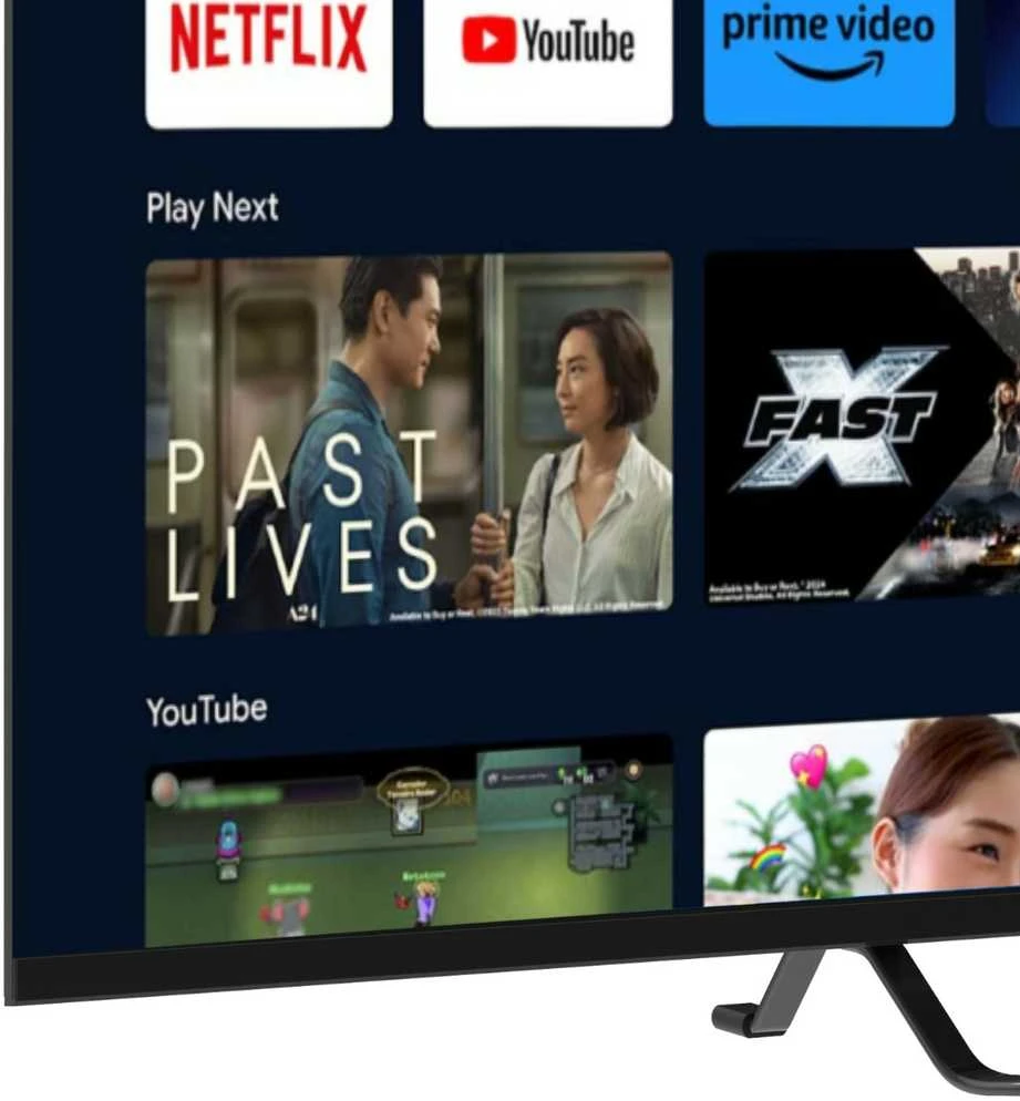 Televizorius eSTAR Android TV 43"/101cm 2K FHD LEDTV43A1T2 Juodas