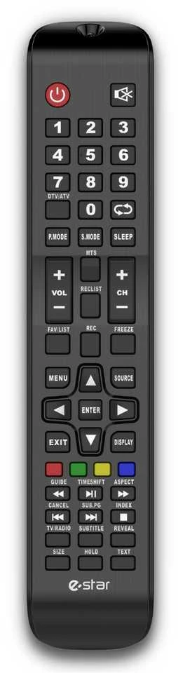 Televizorius eSTAR LED TV 22"/56 cm, LEDTV22R2T2, juodos spalvos