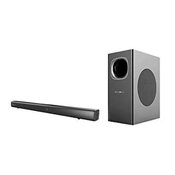 Namų kino sistema Thomson BT Sound Bar Su laidiniu žemųjų dažnių garsiakalbiu Juodas