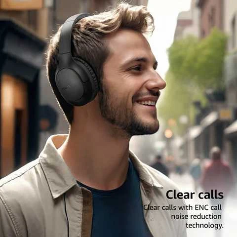 Tozo H100 Bluetooth Over-Ear Ausinės Juodas