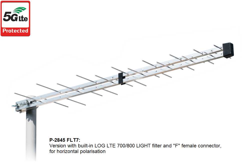 TV Antena ISKRA P-2845 FLT7 Sidabrinis