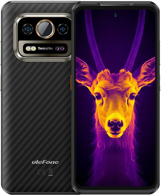 Ulefone Armor 25T Pro 5G smartphone 8/256GB Frost Juodas