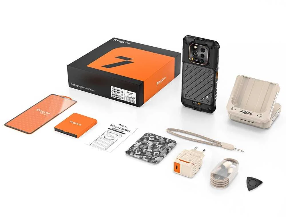 Ulefone RogOne Xever7 5G išmanusis telefonas 12/512 GB juodas