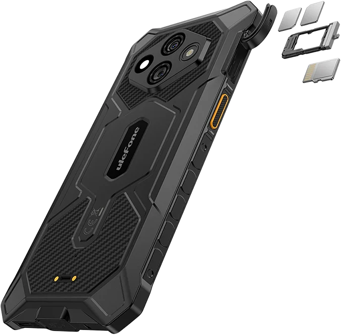 Ulefone RugKing 3 Pro 4G smartphone8/128GB Juodas