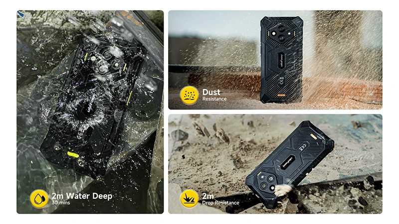 Ulefone RugKing 3 Pro 4G smartphone8/128GB Juodas