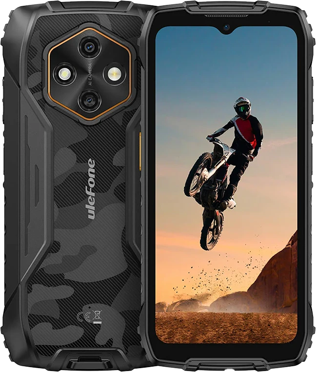 Ulefone RugKing 4 Pro 4G smartphone 8/256GB Juodas