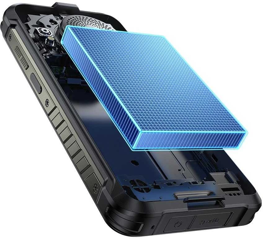 Ulefone RugKing 4G smartphone (8+256GB) Juodas
