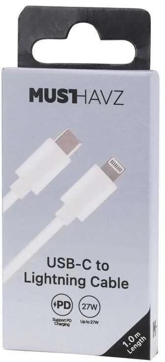 USB-C to Lightning Cable 1.0 m Easy to Go by Musthavz Baltas