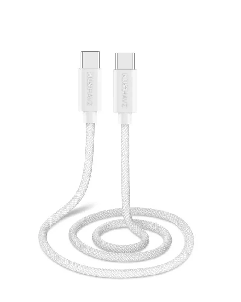 USB-C to USB-C Braided Cable 1.0 m 100W by Musthavz Baltas