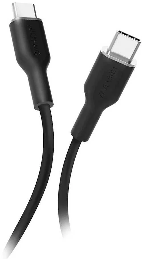 USB-C to USB-C Soft Cable 1.2 m 100W by Musthavz Juodas