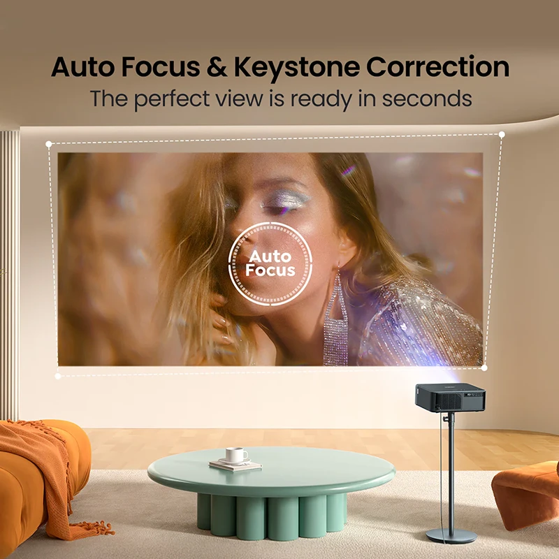 Yaber K2s LCD FullHD 1080p Multimedia Projektorius su JBL kolonėlėmis – juodos spalvos