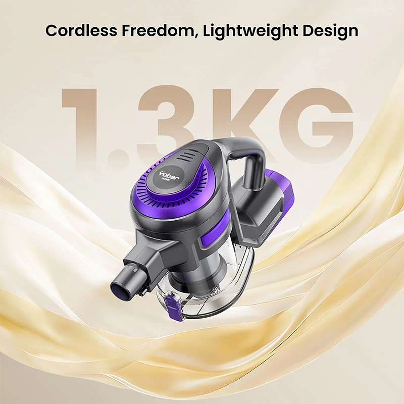 Dulkių siurblys YABER L10 Acu vacuum cleaner, 6 stages filtration