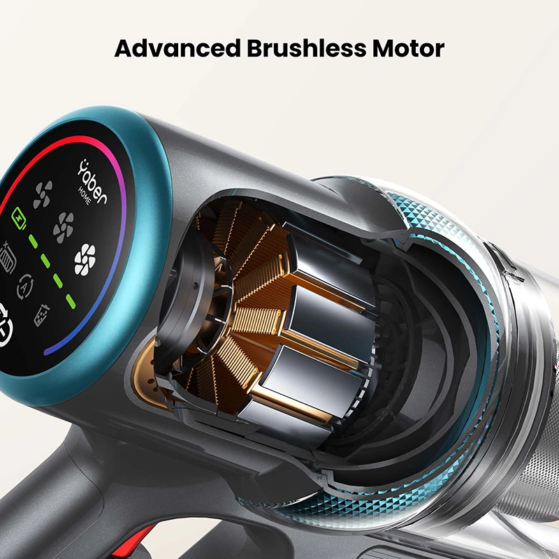 Dulkių siurblys YABER P20 Acu vacuum cleaner, HEPA, Touch control