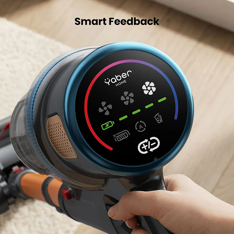 Dulkių siurblys YABER P20 Acu vacuum cleaner, HEPA, Touch control