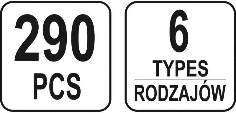Automobiliui /BMW /klipsų asort.290vnt