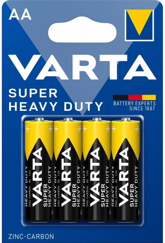 Baterija VARTA Super Heavy Duty AA 4vnt