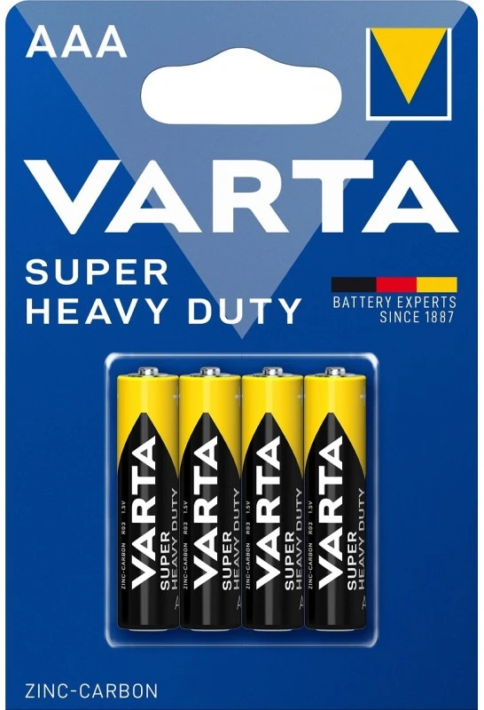Baterija VARTA Super Heavy Duty AAA 4vnt
