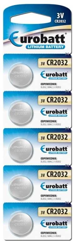 Baterijos elementas ličio 3V CR2032 1vnt.