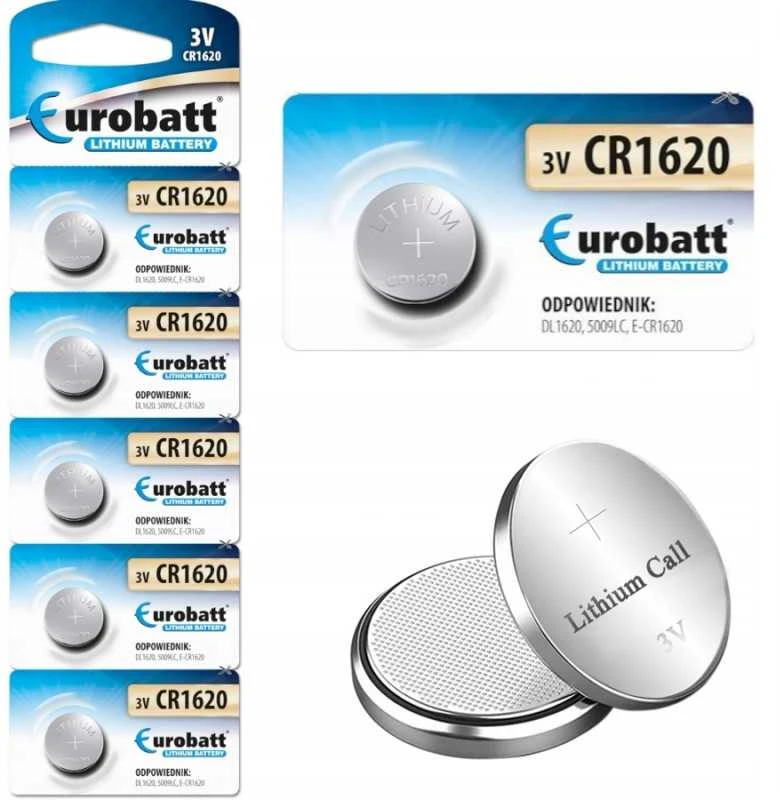 Baterijos elementas ličio CR1620 1vnt