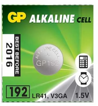 GP LR41 192 AG3 elementas, 1 vnt.