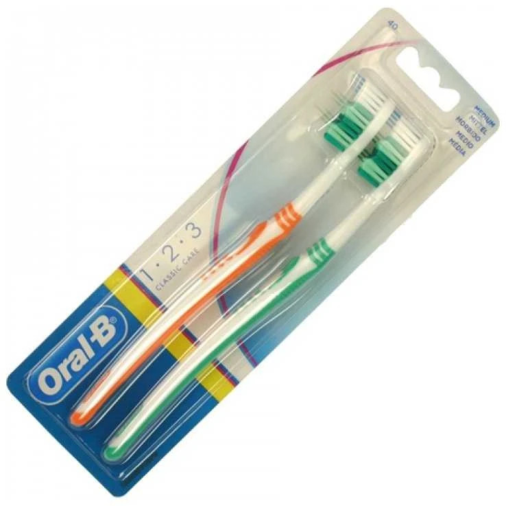Dantų šepetukai ORAL -B Classic 40MED 2vnt