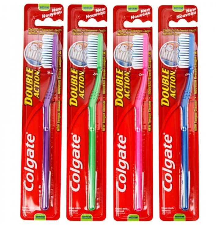 Dantų šepetukas COLGATE Double Action medium 18cm