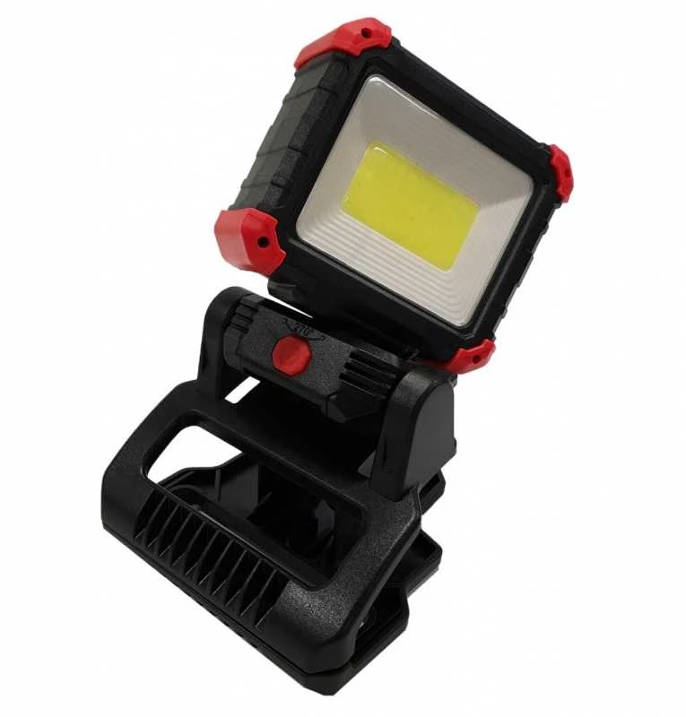 Darbo lempa įkraunama | su magnetu ir prisegtuku | 270°/ 180° | COB LED