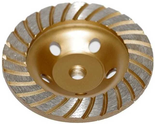Deimant.puodo tipo šlifavimo diskas metalui 125xM14 turbo