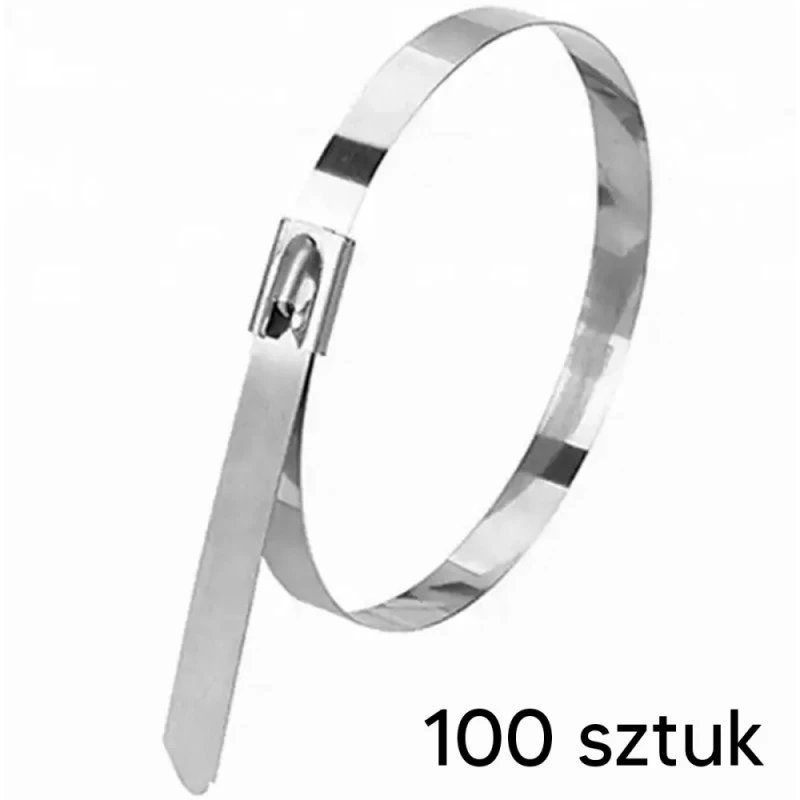 Dirželis nerūdijančio plieno užtraukiamas 4.6mmx150mm 100vnt