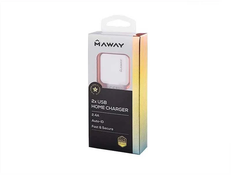 Įkroviklis 2xUSB 2.4A 12W