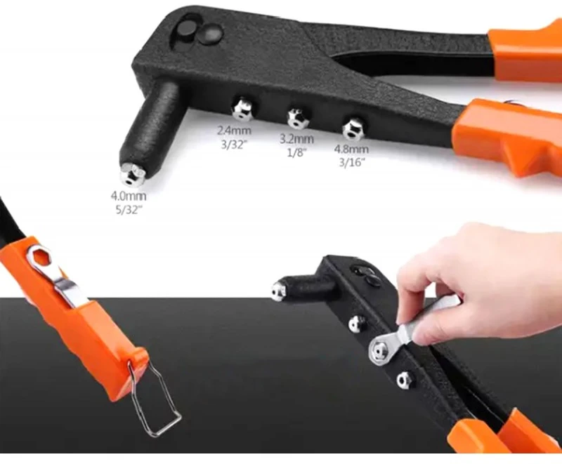 Kniediklis 2.4mm/3.2mm/4.0mm/4.8mm su 60vnt kniedžių