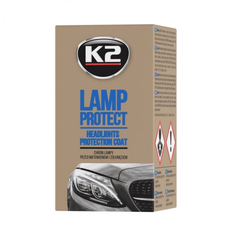 K2 LAMP PROTECT Apsauginė danga priekiniams žibintams, 10 ml + aplikatorius