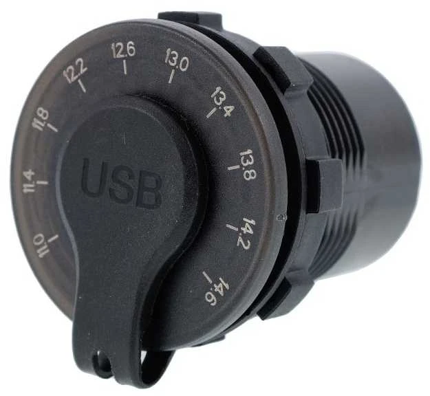 Carmotion Lizdas įkrovimui įmontuojamas USB QC 3.0+USB 6A
