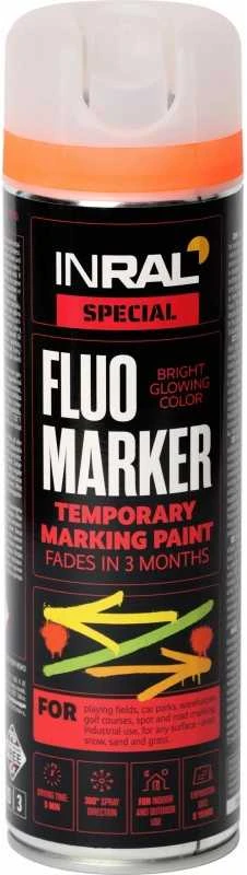 Markeris raudonas. aerozol. fluorec.FLUOMARKER 500ml