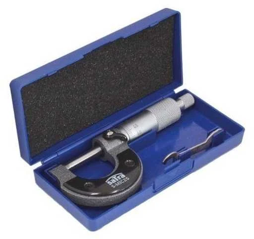 Mikrometras 0.01mm, 0-25mm