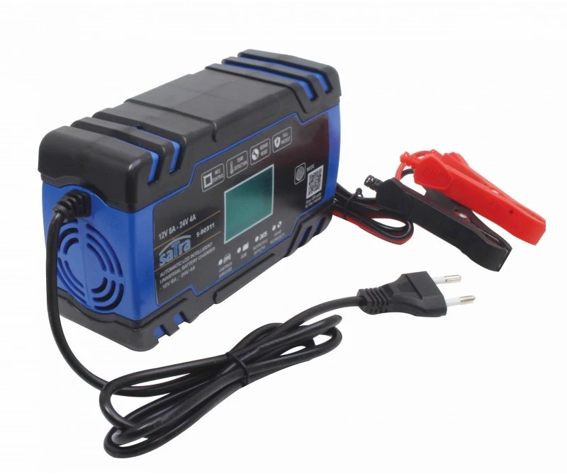 Pakrovėjas akumuliatoriui 8A 12V /4A 24V skaitmeninis