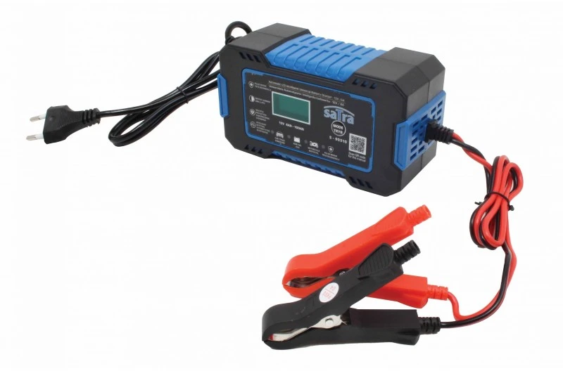 Pakrovėjas akumuliatoriui skaitmeninis 12V-6Ah-100Ah
