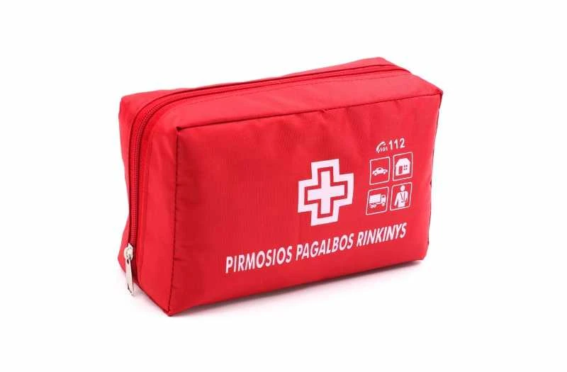Įvairūs Pirmosios pagalbos rinkinys PVC dėkle (Juoda sp.)