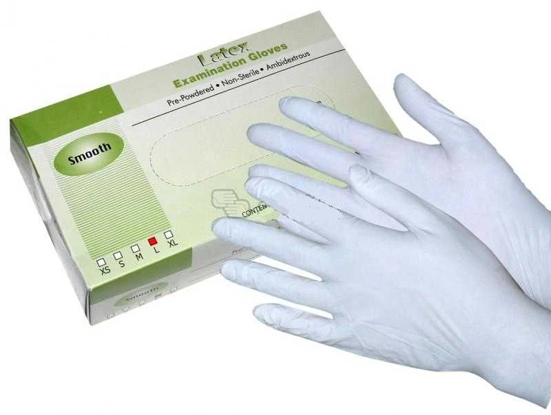 Pirštinės nesterilios "L" latekso 100 vnt.