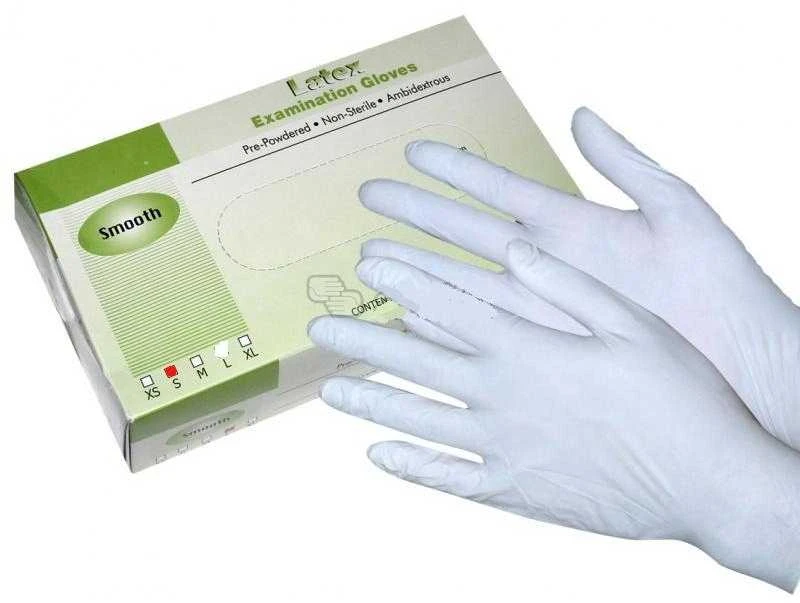 Pirštinės nesterilios "S" latekso 100 vnt.