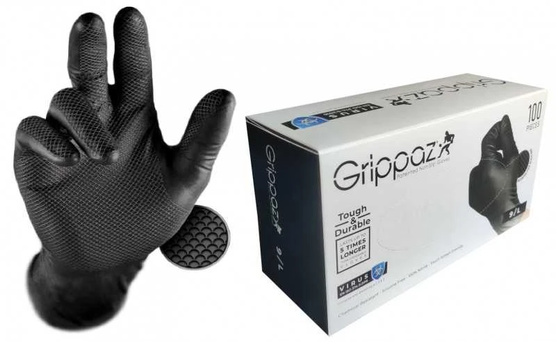 Pirštinės vienk. nitrilinės GRIPPAZ245 "XL" dydis 100vnt.