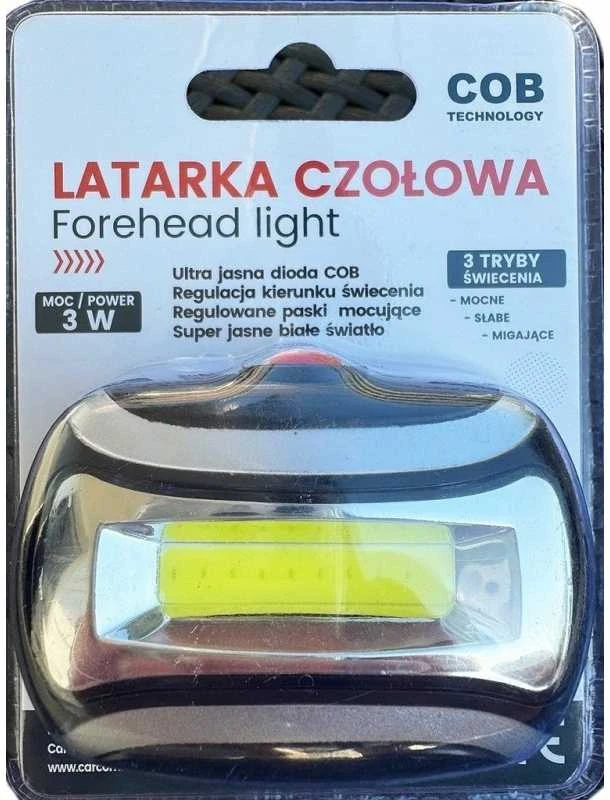 Carcommerce Prožektorius ant galvos 3W COB LED