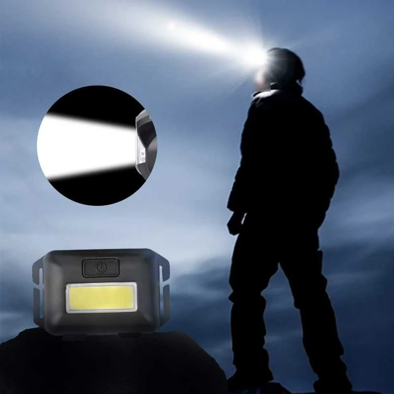 Prožektorius ant galvos COB LED