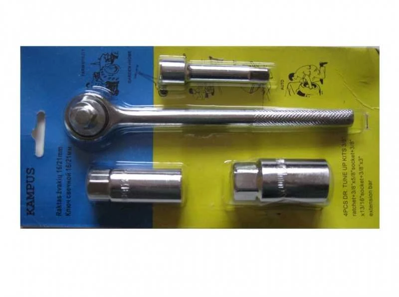Raktas žvakių 16/21 mm rinkinys 4vnt