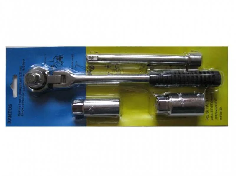 Raktas žvakių prailgintas 16/21mm rinkinys 4vnt