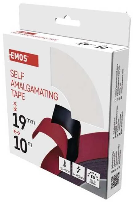 Emos Savaiminio vulkanizavimo izoliacinė juosta juoda.10mx19mm