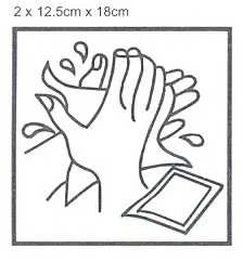 Servetėlė drėgna vienkartinė rankų valymui KOMPAKT 2vnt (12,5cmx18cm)