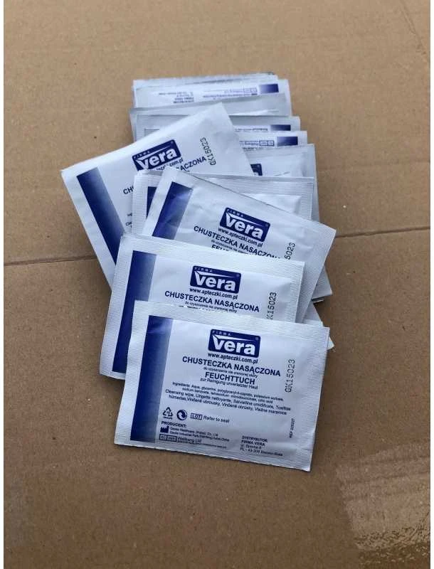 Servetėlė drėgna vienkartinė rankų valymui KOMPAKT 2vnt (12,5cmx18cm)