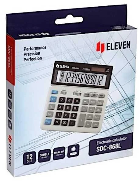 Eleven SDC-868L skaičiuotuvas originalioje dėžutėje