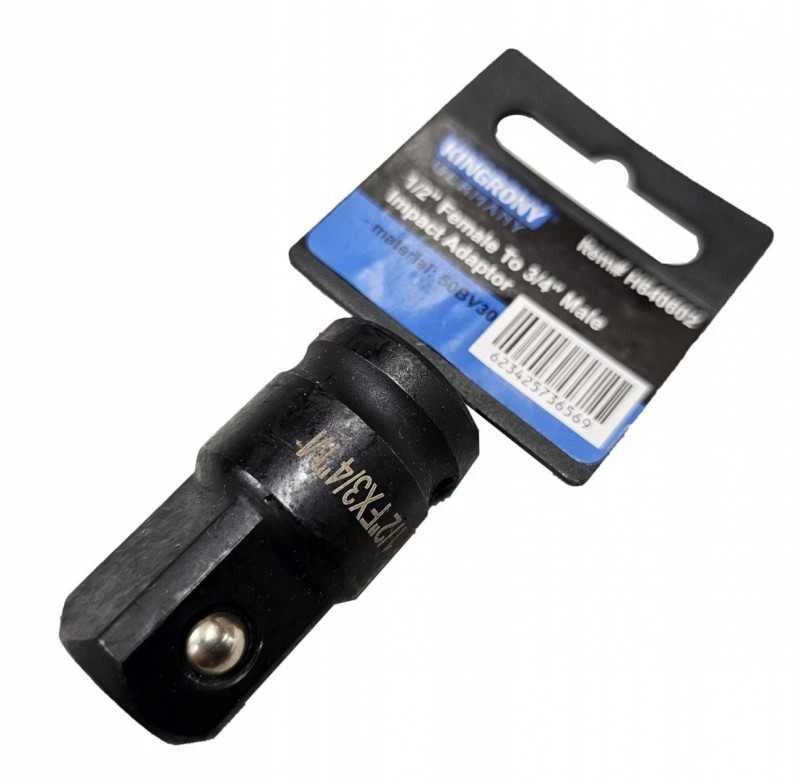 Smūginis adapteris | vidinis kvadratas 12,5 mm (1/2") - išorinis kvadratas 20 mm (3/4")